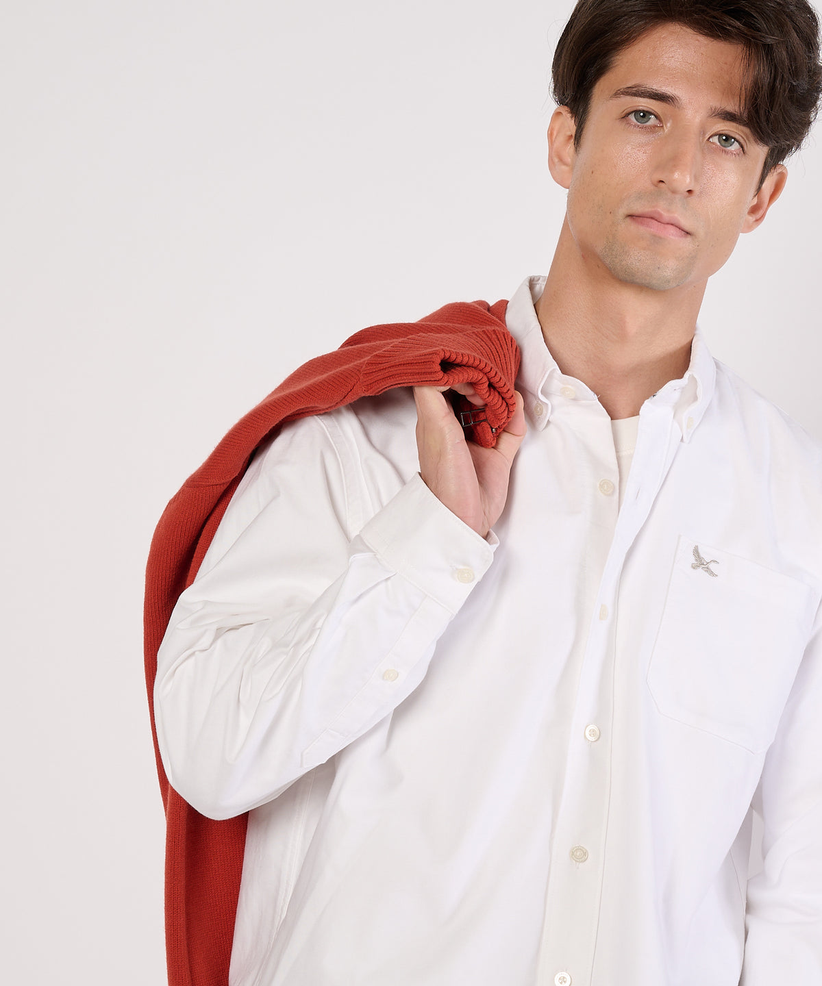 オックスフォード 刺繡 ボタンダウンシャツ/OXFORD EMB BD SHIRTS