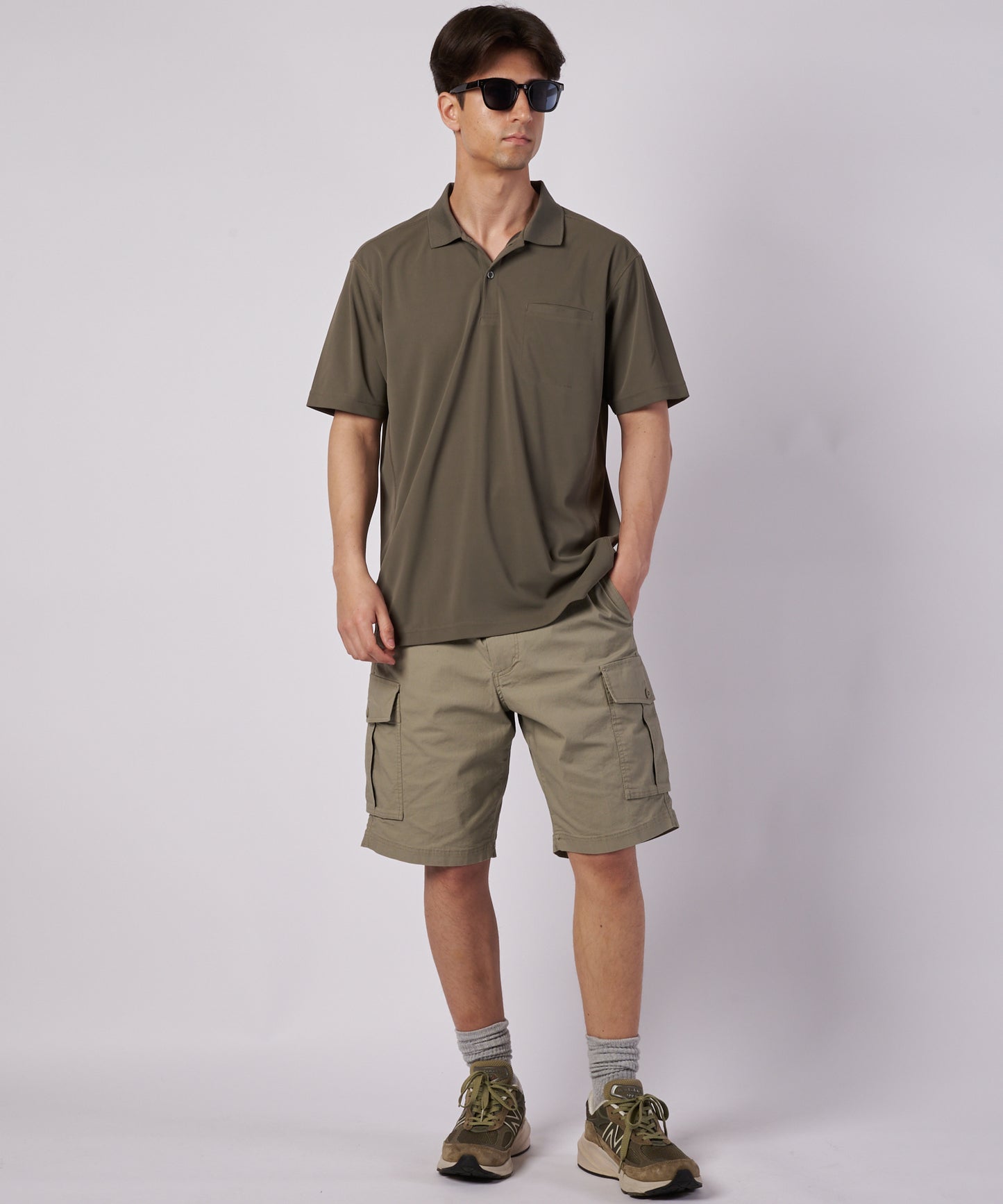 【予約】ポリエステルカノコ 半袖ポロシャツ/POLY PIQUE SS POLO