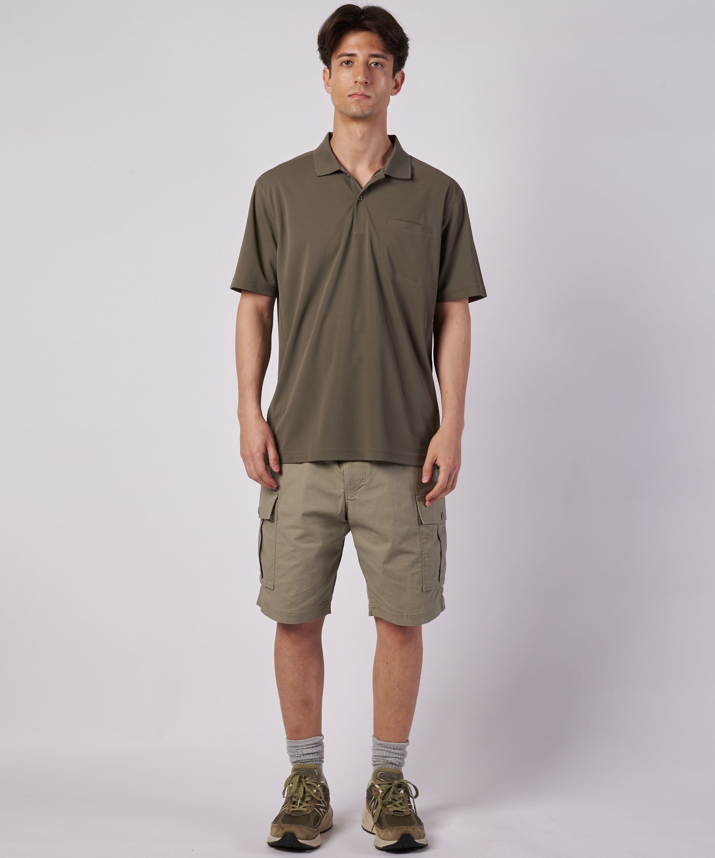 【予約】ポリエステルカノコ 半袖ポロシャツ/POLY PIQUE SS POLO