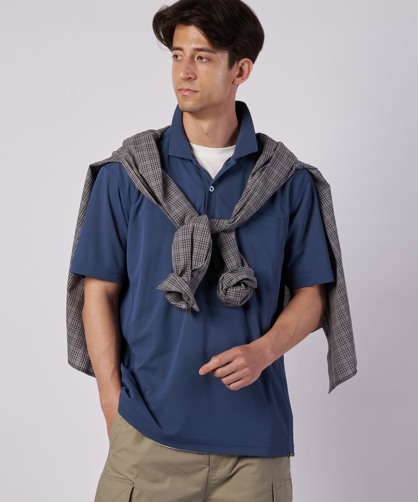 【予約】ポリエステルカノコ 半袖ポロシャツ/POLY PIQUE SS POLO