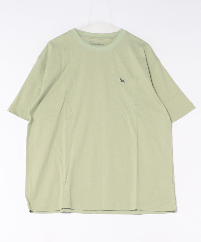 ワンポイント刺しゅう ポケット Tシャツ/ONE POINT EMB PKT TEE