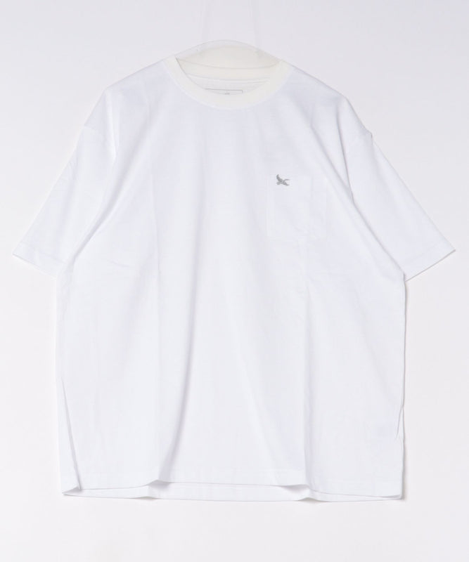 ワンポイント刺しゅう ポケット Tシャツ/ONE POINT EMB PKT TEE