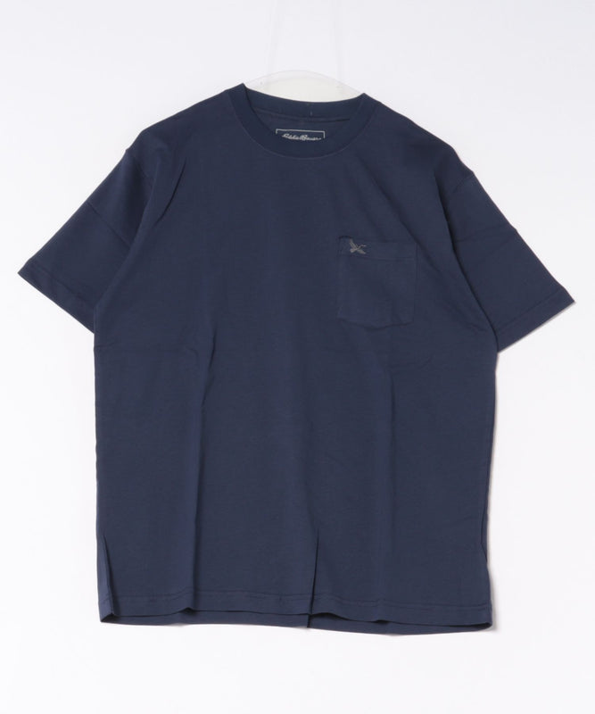 ワンポイント刺しゅう ポケット Tシャツ/ONE POINT EMB PKT TEE