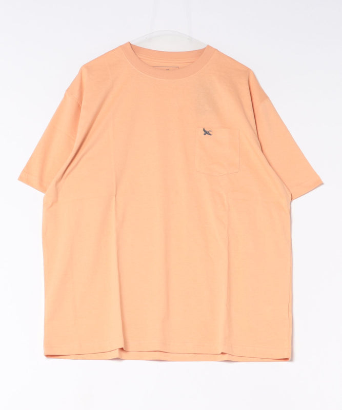 ワンポイント刺しゅう ポケット Tシャツ/ONE POINT EMB PKT TEE