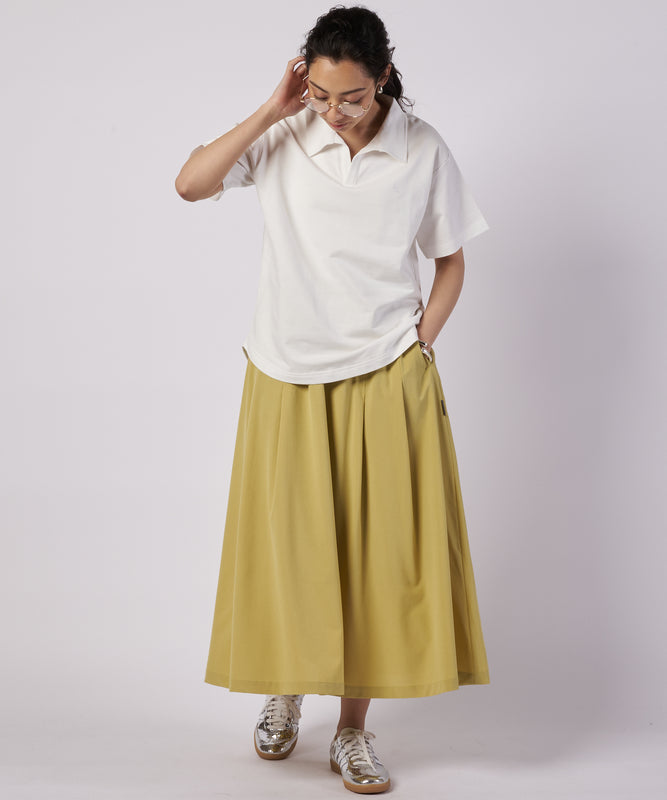オープンカラー Tシャツ/OPEN COLLAR TEE