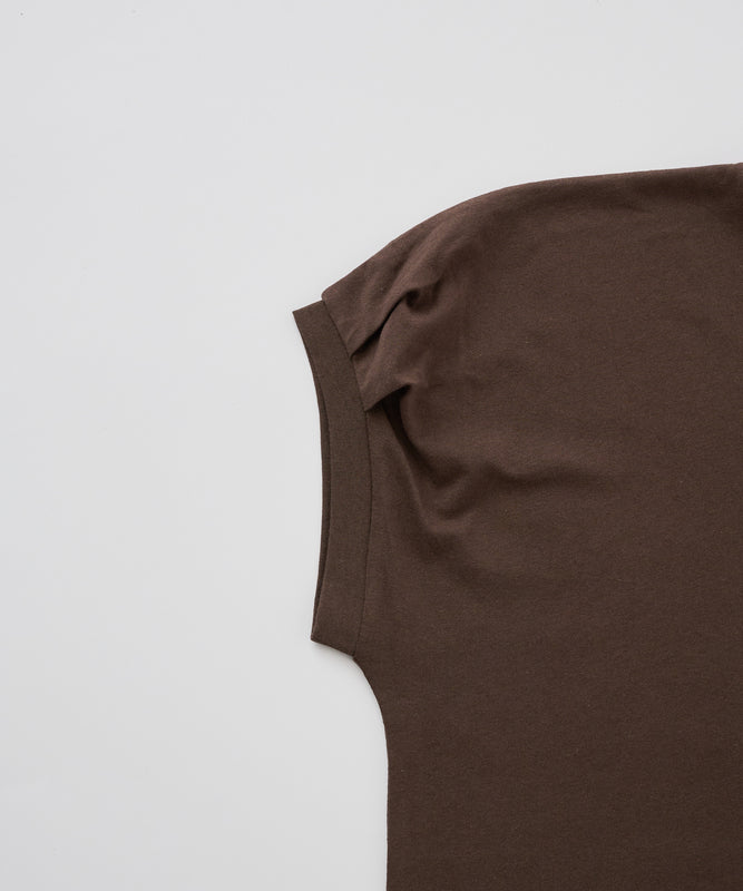 タック スリーブレス ボックスTシャツ/TUCK SLEEVE SL BOX TEE