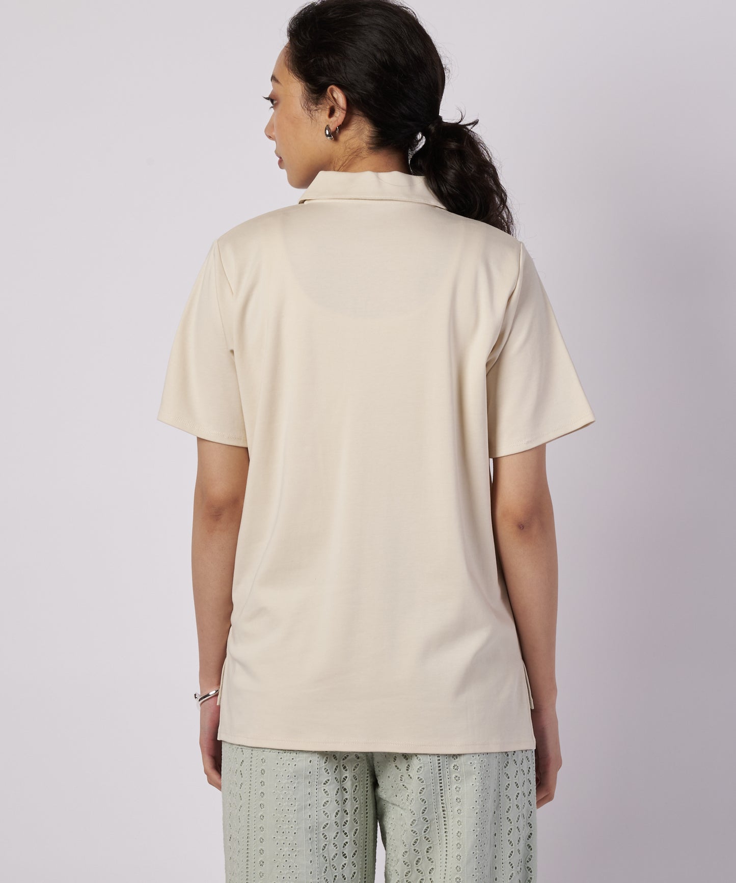 カラードニット ブラウス/COLLARED KNIT BLOUSE