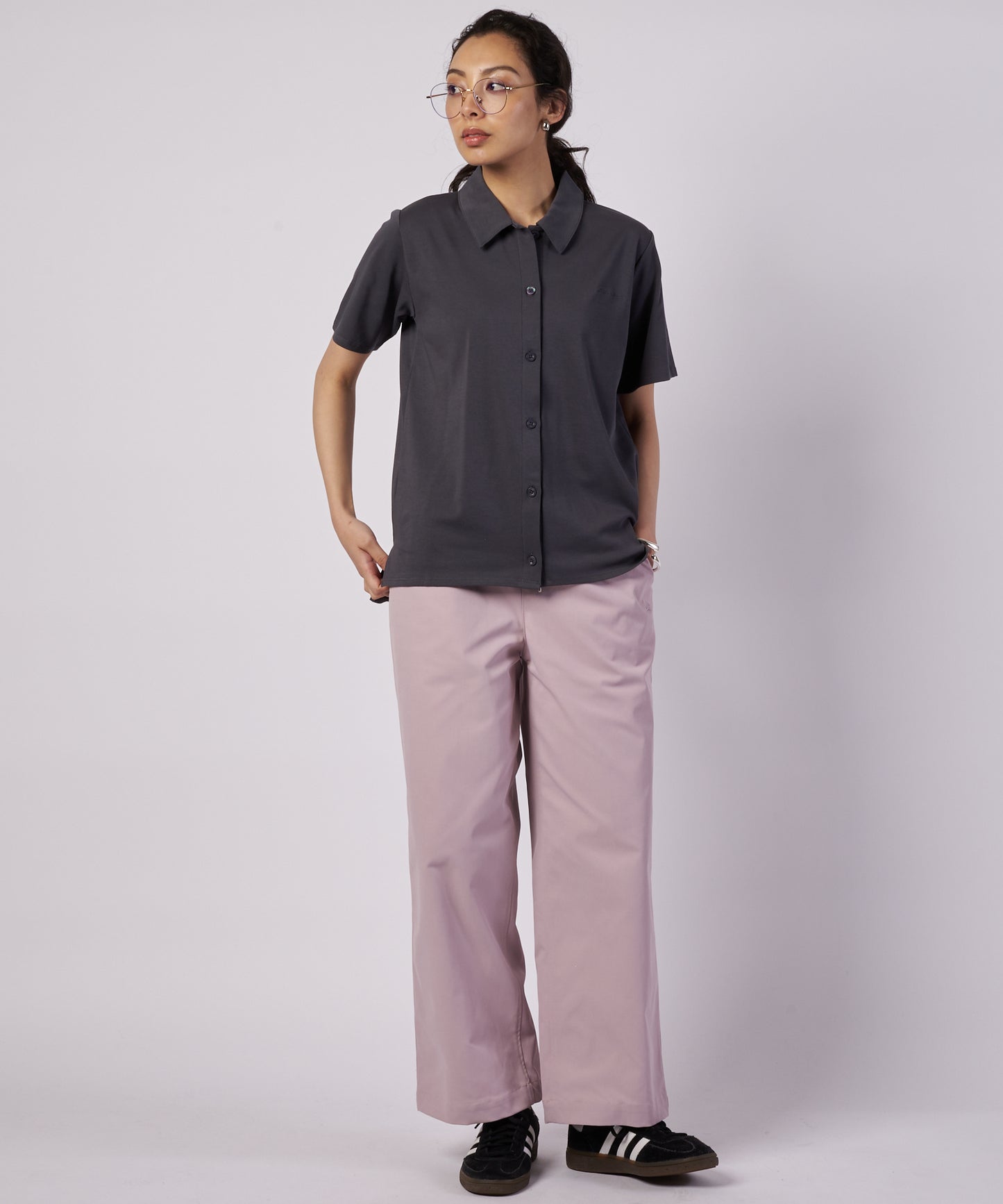 カラードニット ブラウス/COLLARED KNIT BLOUSE