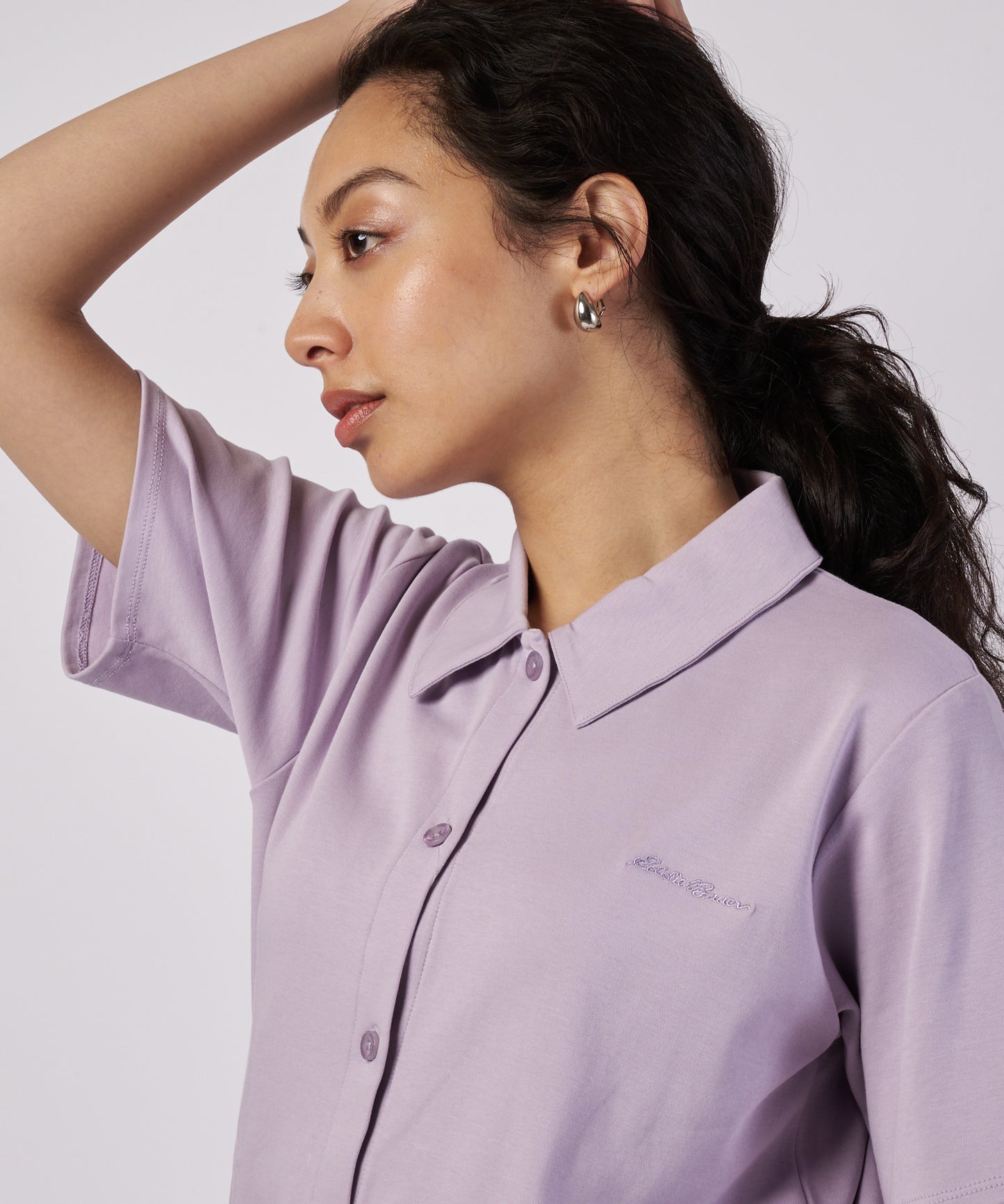 カラードニット ブラウス/COLLARED KNIT BLOUSE