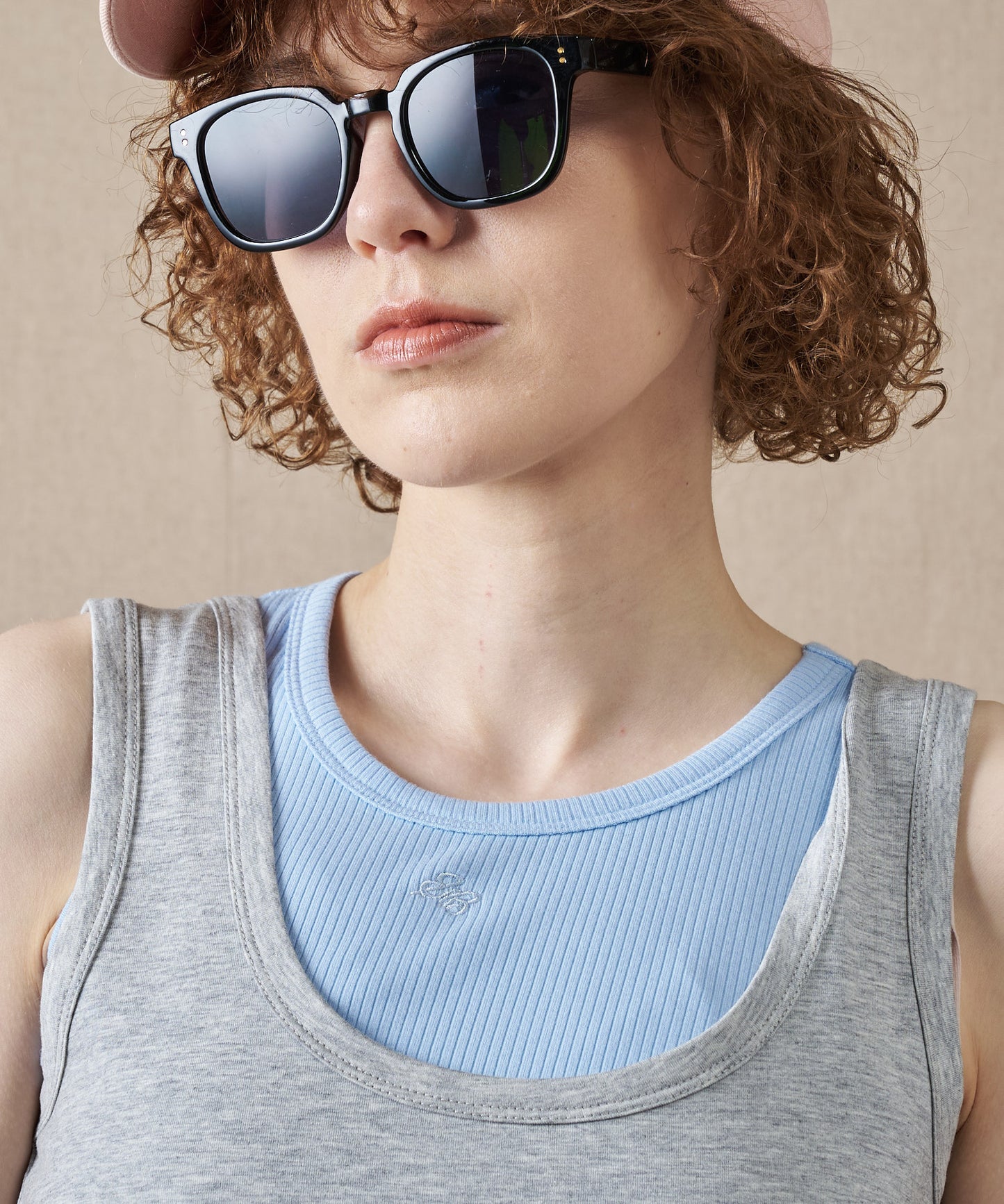 レイヤード タンクトップ セット/LAYERED TANK TEE