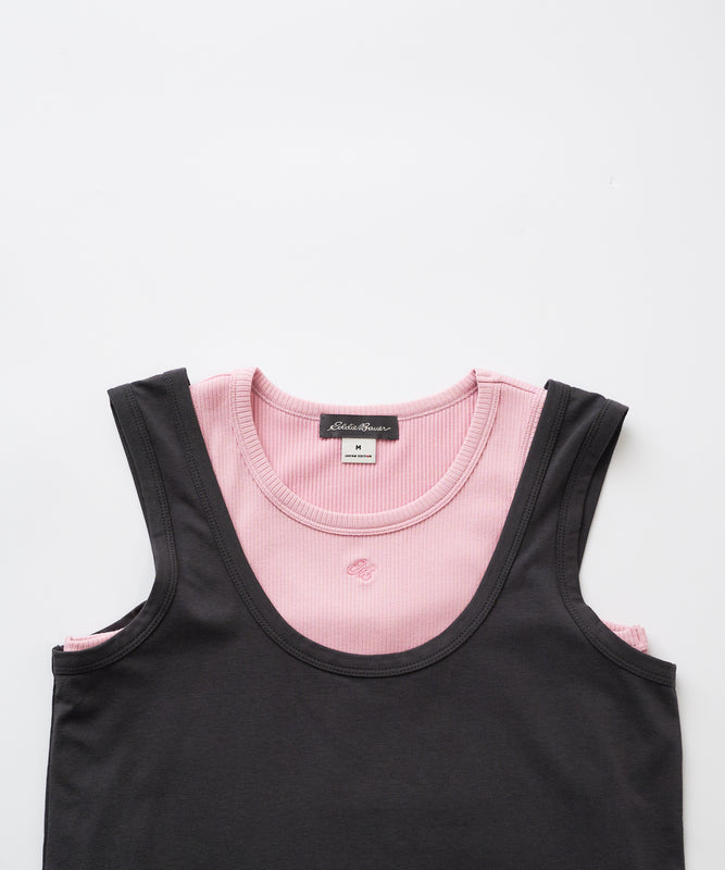 レイヤード タンクトップ セット/LAYERED TANK TEE
