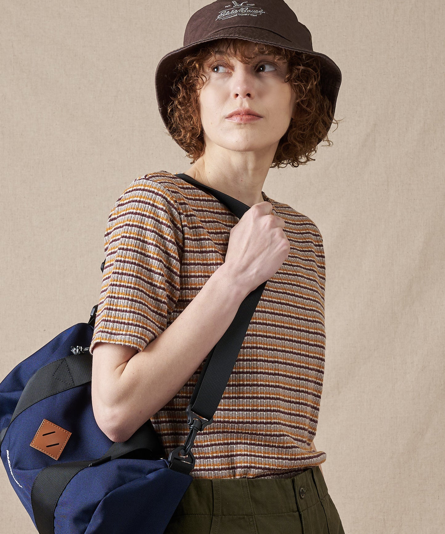 テクスチャード マルチストライプ Tシャツ/TEXTURED MULTI STRIPE TEE