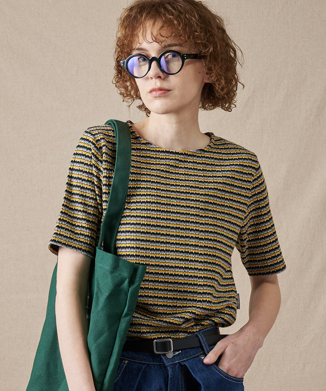 テクスチャード マルチストライプ Tシャツ/TEXTURED MULTI STRIPE TEE
