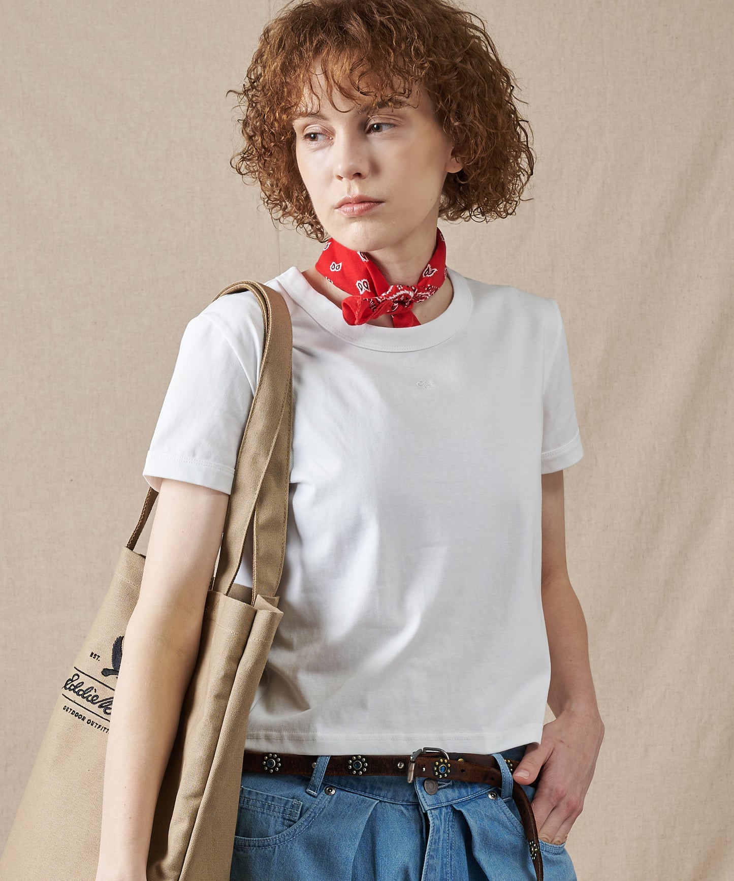 クリーン コンパクト クルーTシャツ/CLEAN COMPACT CREW TEE