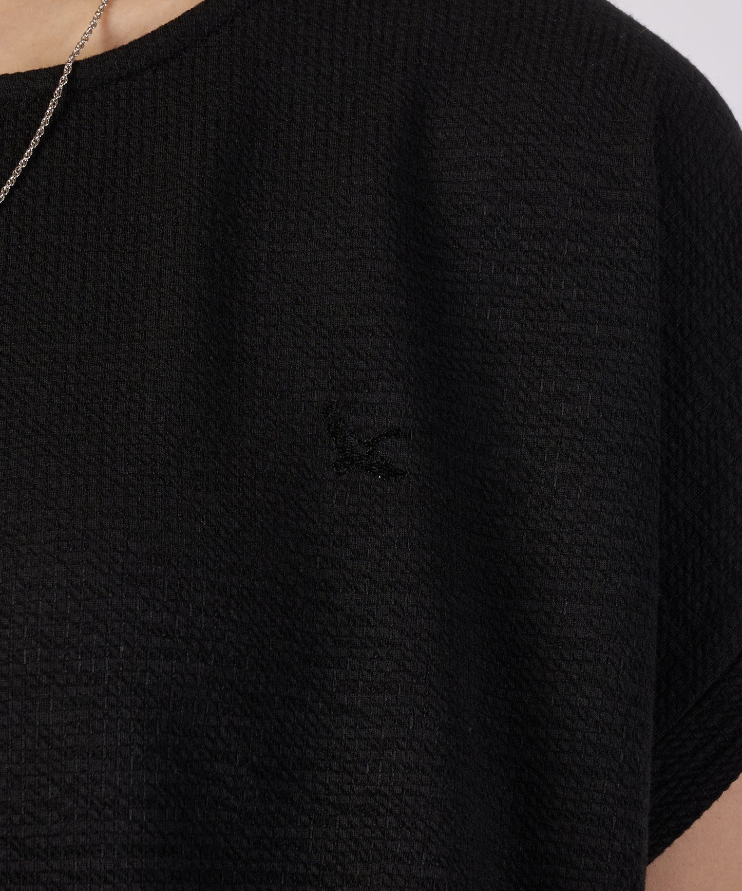 ワッフルギャザーカットソー/WAFFLE GATHER CUTSEW