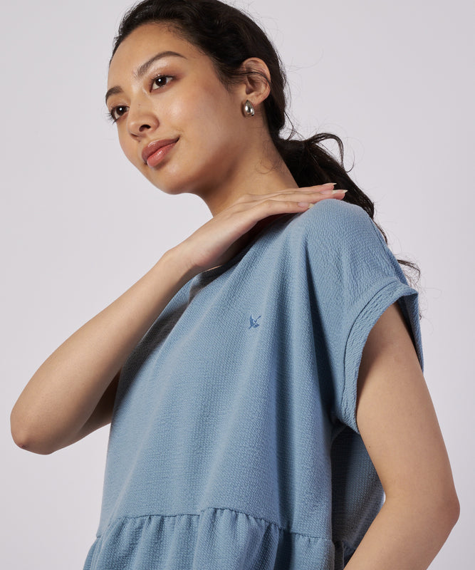 ワッフルギャザーカットソー/WAFFLE GATHER CUTSEW