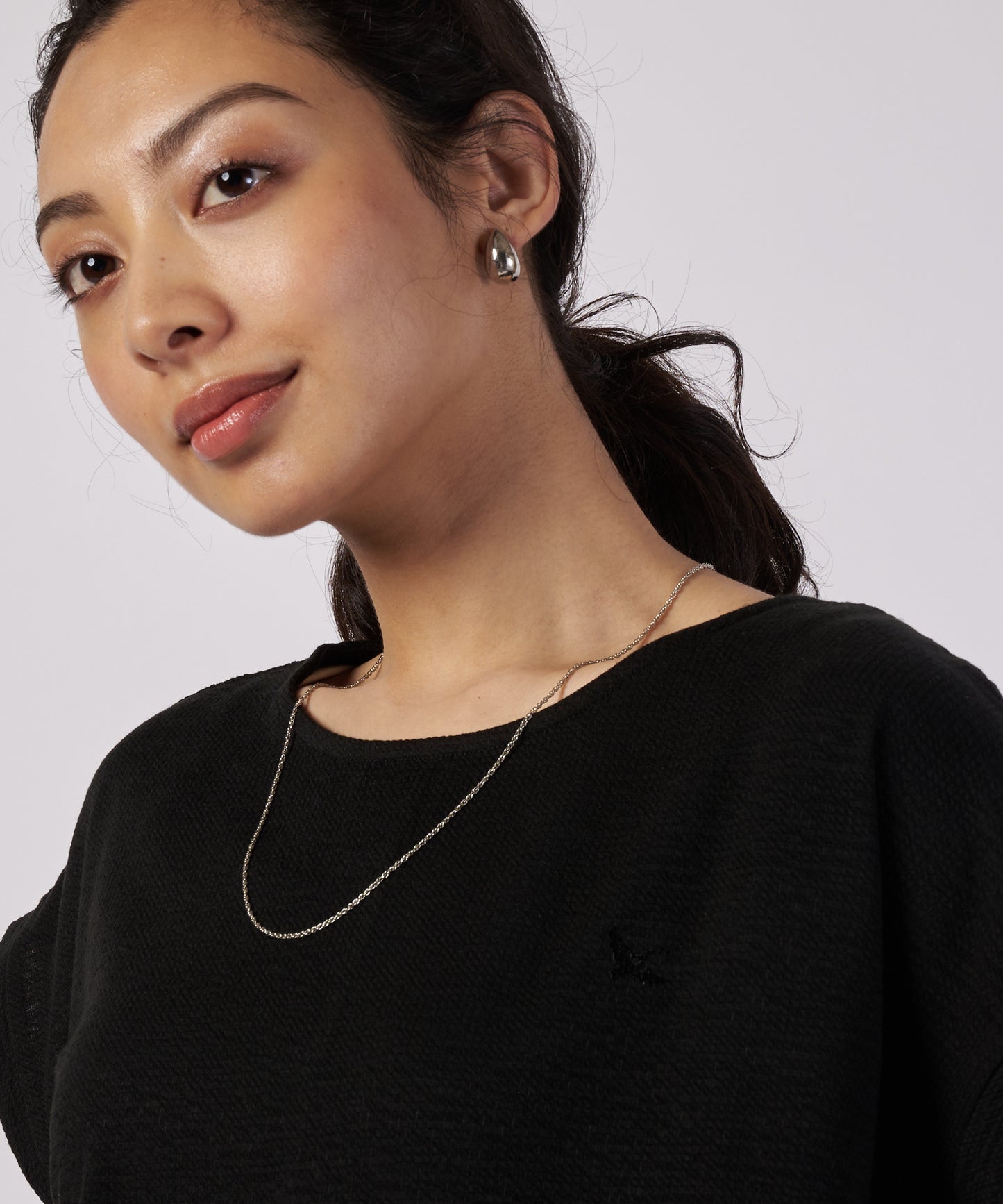 ワッフルギャザーカットソー/WAFFLE GATHER CUTSEW