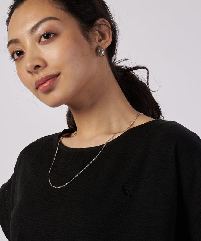 ワッフルギャザーカットソー/WAFFLE GATHER CUTSEW