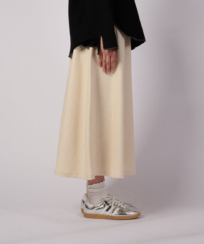 テクスチャード イージー フローイー スカート/TEXTURED EASY FLOWY SKIRT
