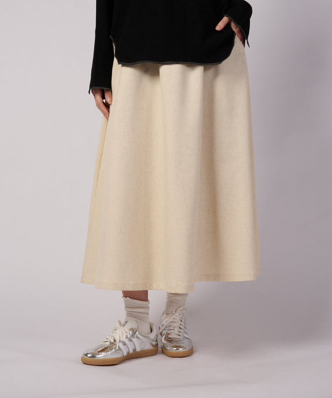 テクスチャード イージー フローイー スカート/TEXTURED EASY FLOWY SKIRT