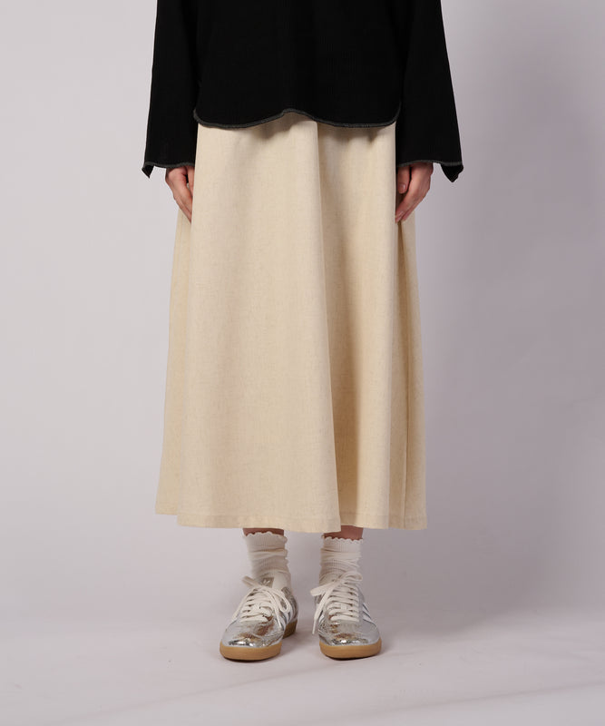 テクスチャード イージー フローイー スカート/TEXTURED EASY FLOWY SKIRT