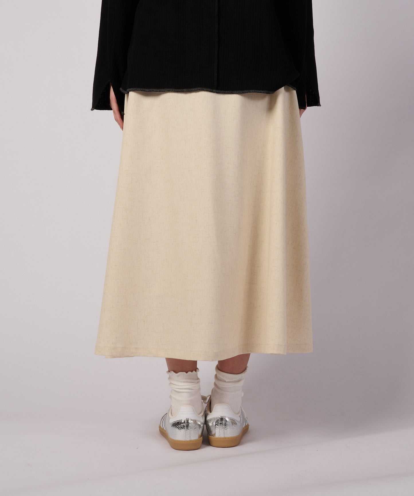 テクスチャード イージー フローイー スカート/TEXTURED EASY FLOWY SKIRT