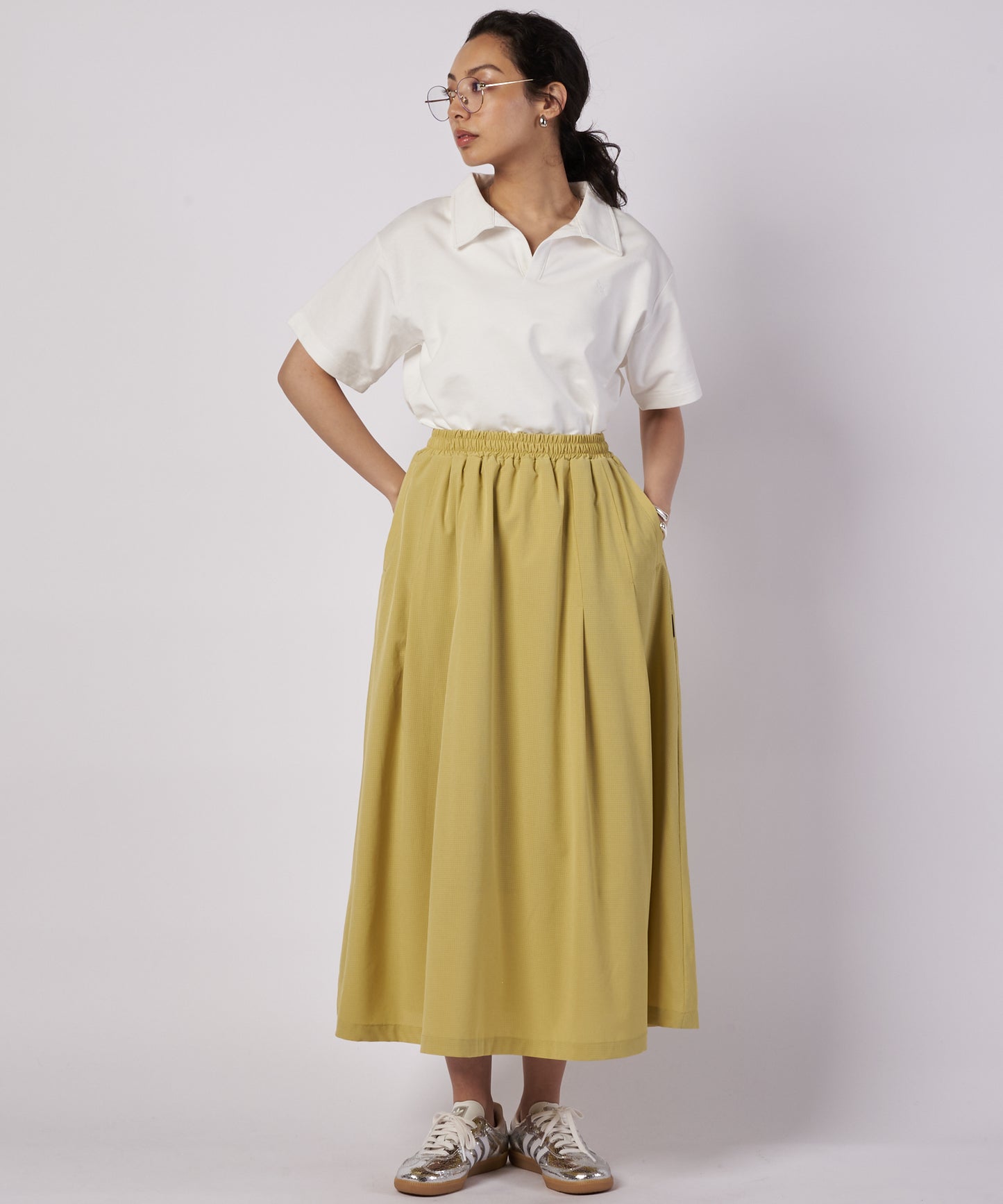 ホライズン ガイド フレアスカート/HORIZON GUIDE FLARE SKIRT