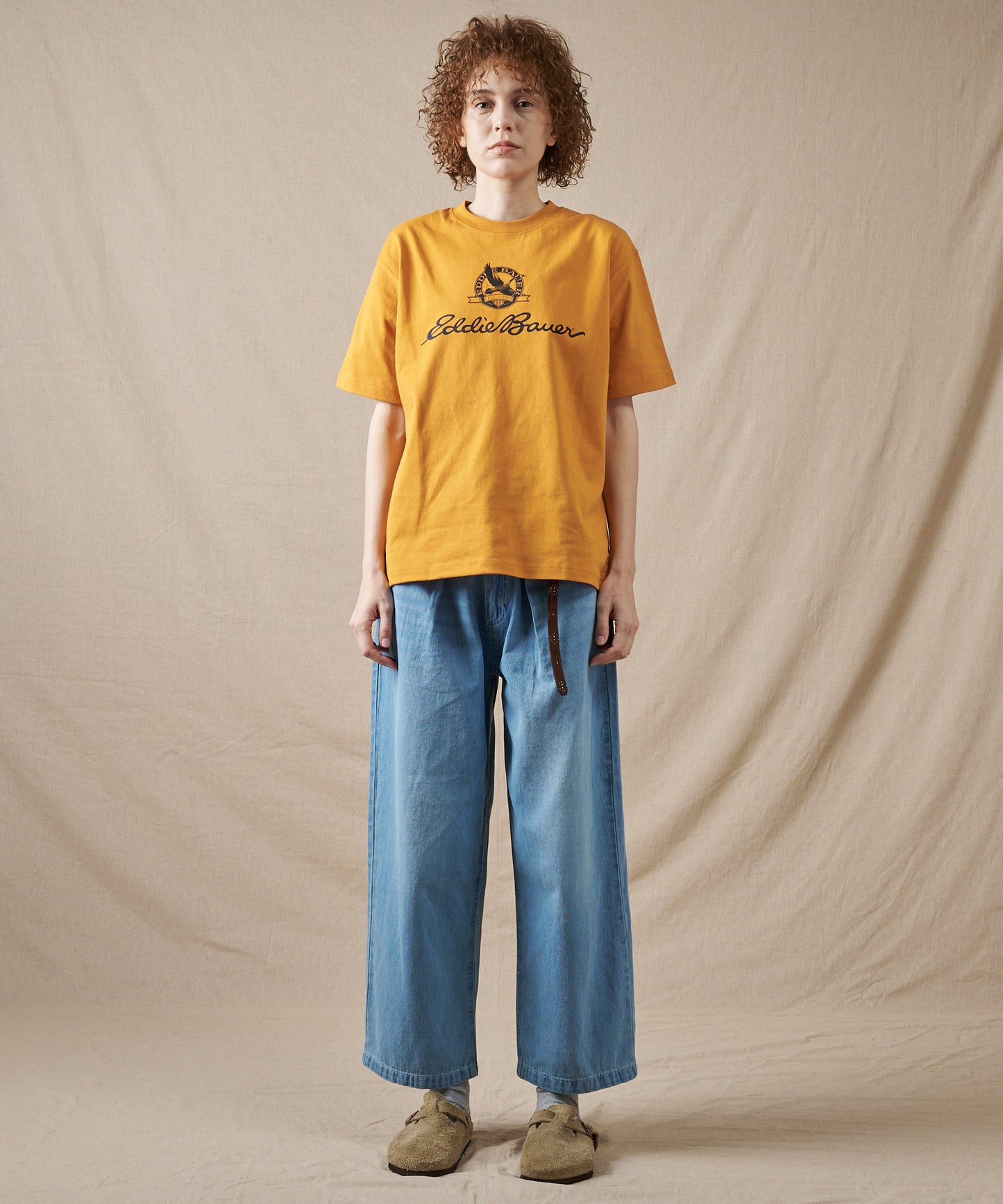【予約】フロントタック ワイドデニムパンツ/FRONT TUCK WIDE DENIM PANTS