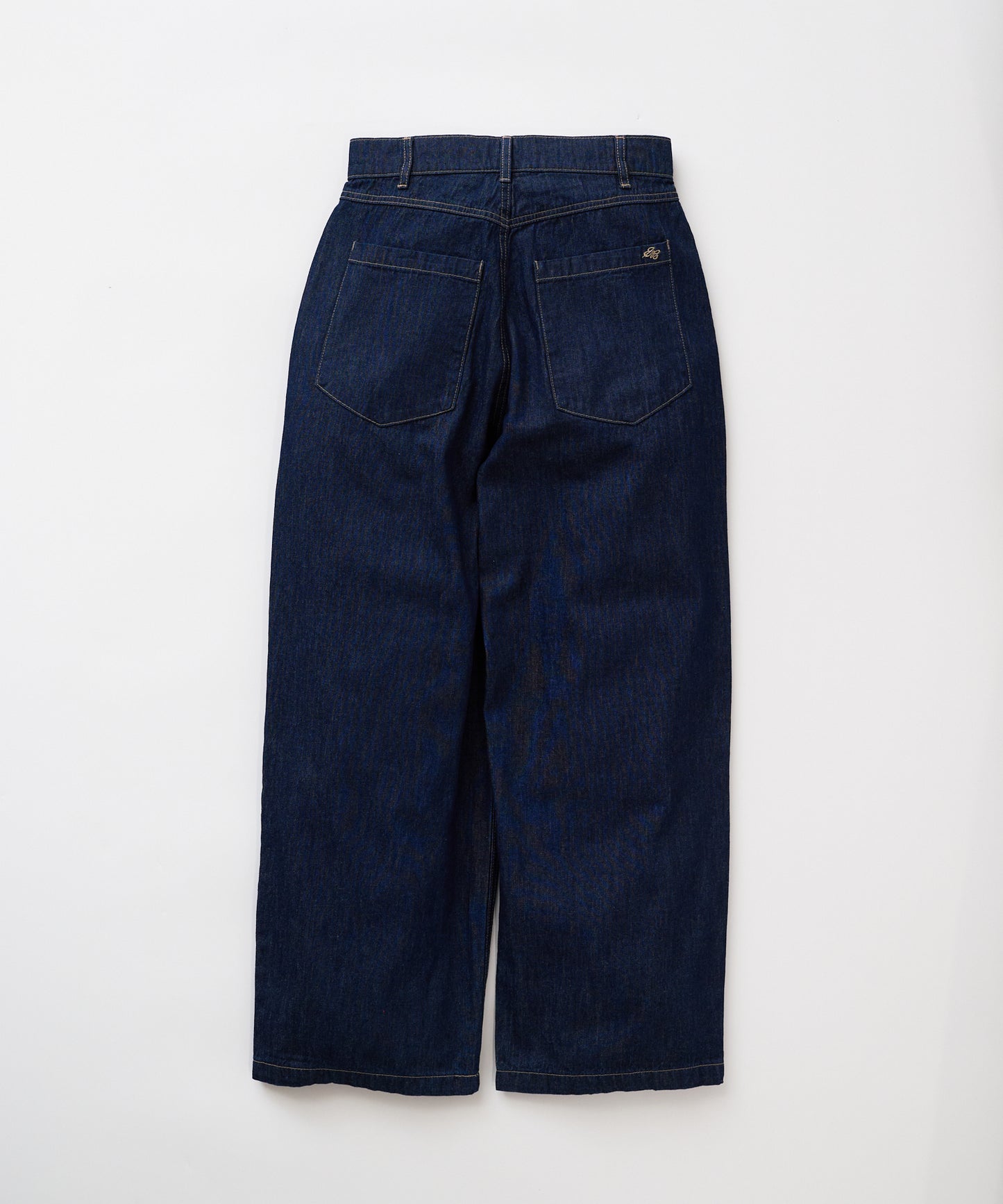 【予約】フロントタック ワイドデニムパンツ/FRONT TUCK WIDE DENIM PANTS