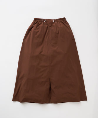 コーテッド ドローストリング スカート/COATED DRAWSTRING SKIRT