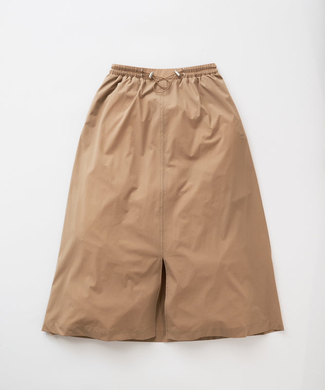 コーテッド ドローストリング スカート/COATED DRAWSTRING SKIRT