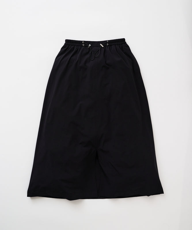コーテッド ドローストリング スカート/COATED DRAWSTRING SKIRT