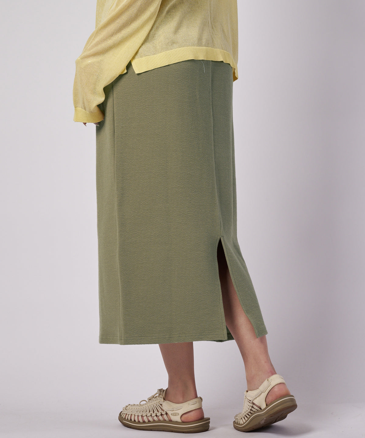 クレストリブ ナロースカート/CREST RIB NARROW SKIRT