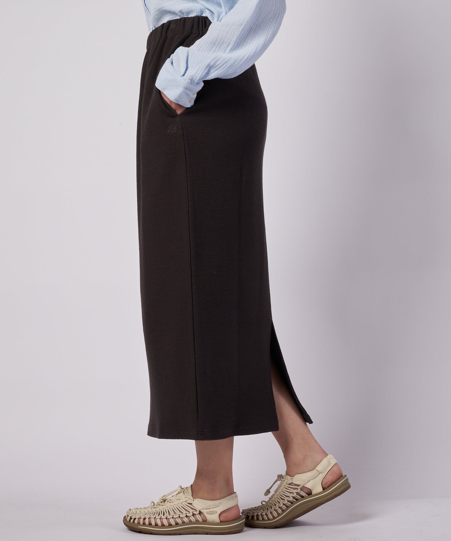 【予約】クレストリブ ナロースカート/CREST RIB NARROW SKIRT