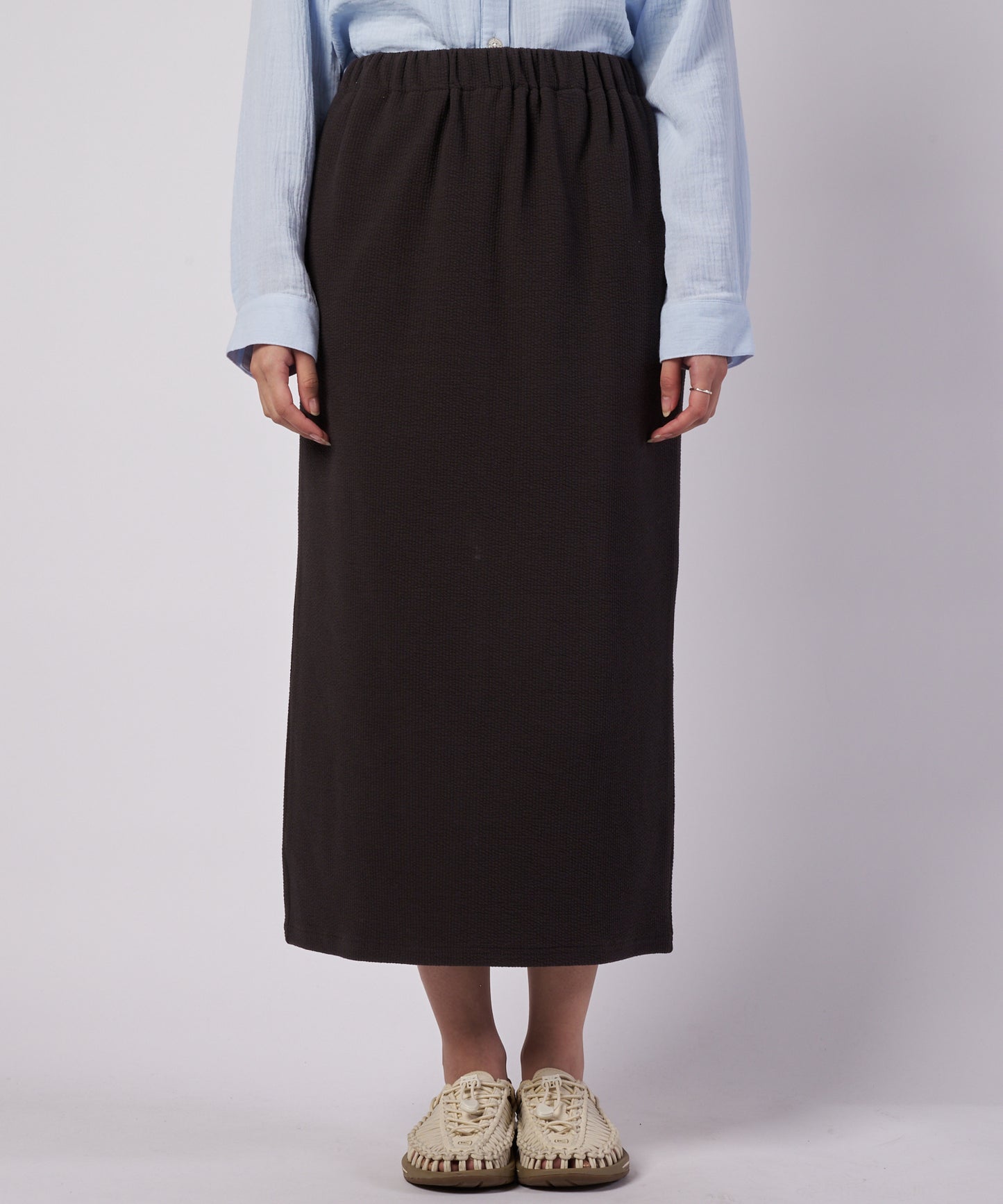 【予約】クレストリブ ナロースカート/CREST RIB NARROW SKIRT