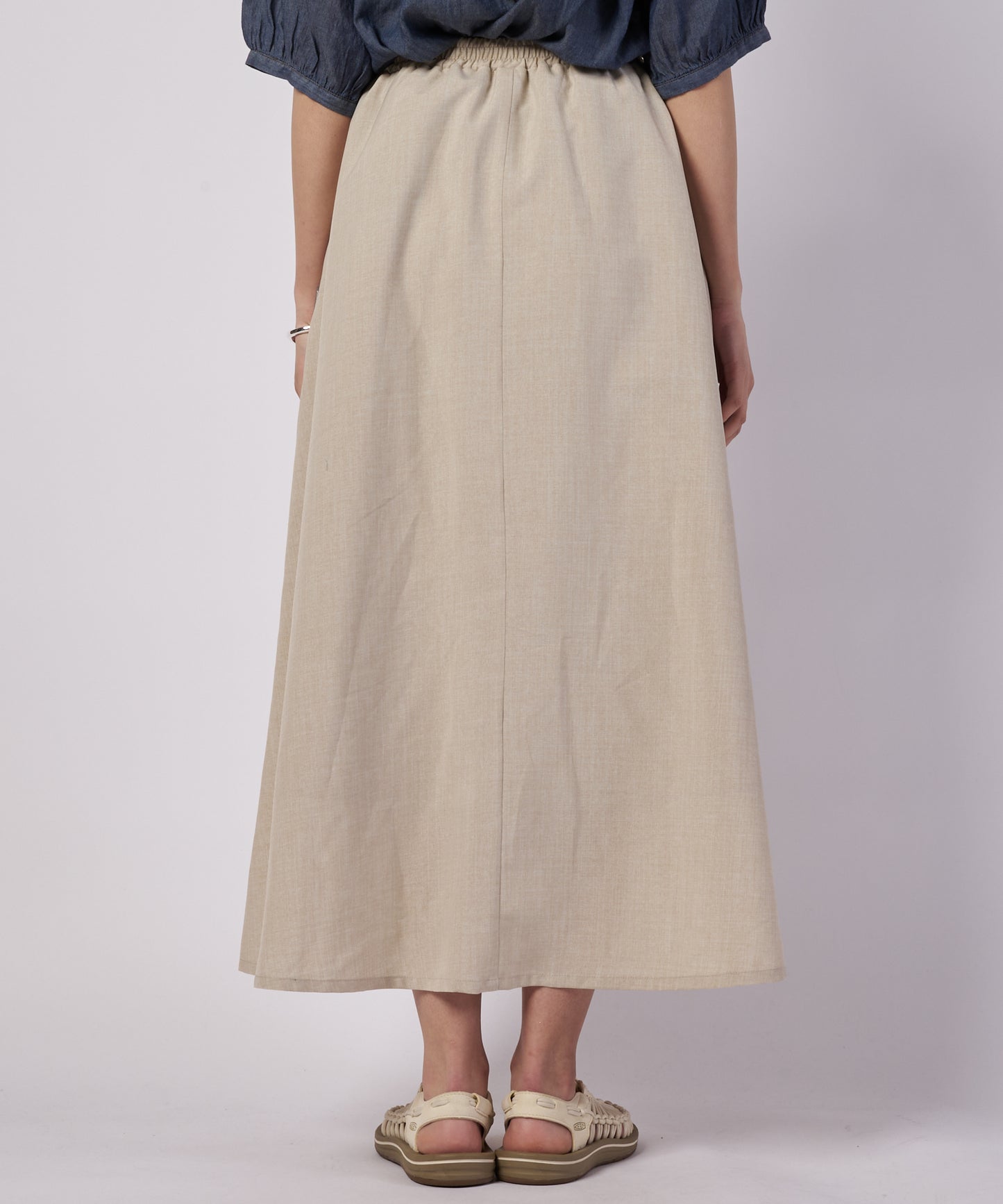 【予約】ギャザーフレアスカート/GATHER FLARE SKIRT