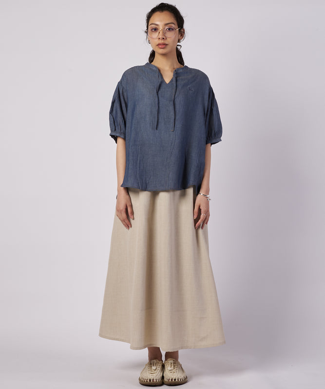 【予約】ギャザーフレアスカート/GATHER FLARE SKIRT