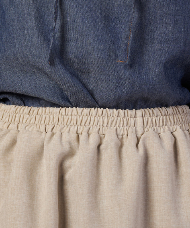 【予約】ギャザーフレアスカート/GATHER FLARE SKIRT
