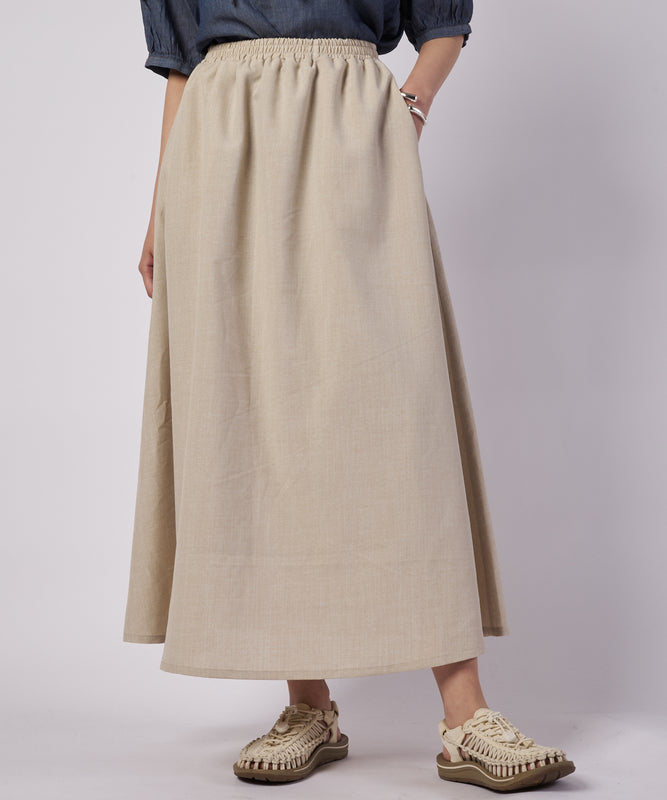 【予約】ギャザーフレアスカート/GATHER FLARE SKIRT