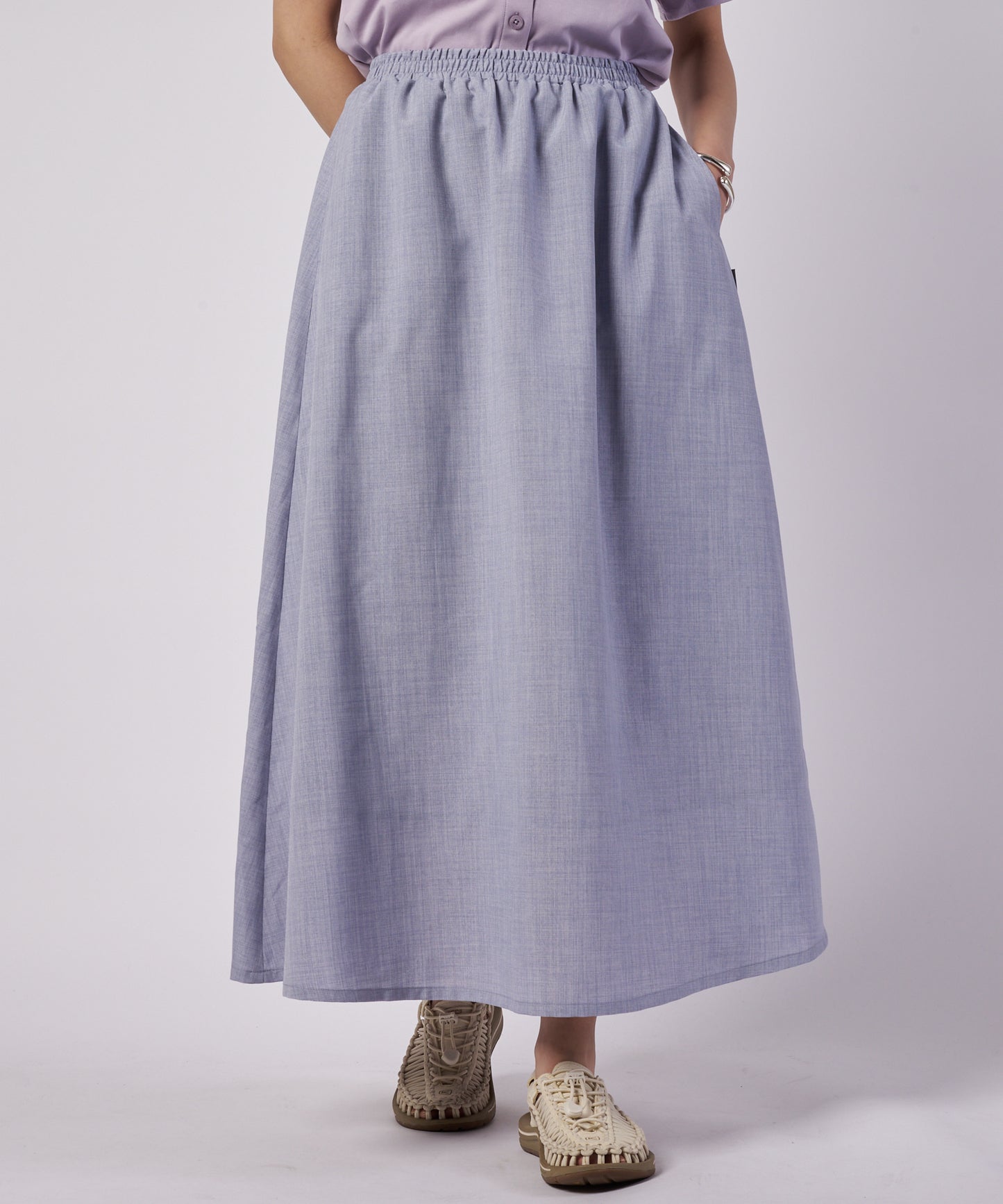 【予約】ギャザーフレアスカート/GATHER FLARE SKIRT