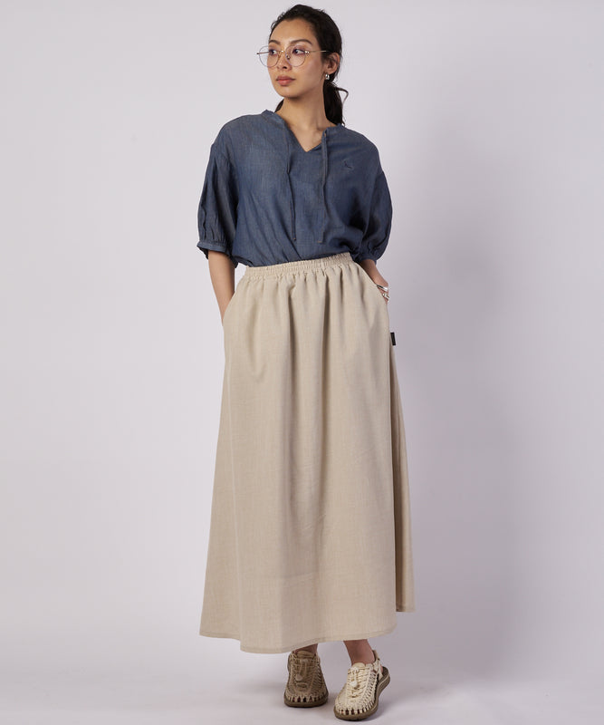 【予約】ギャザーフレアスカート/GATHER FLARE SKIRT