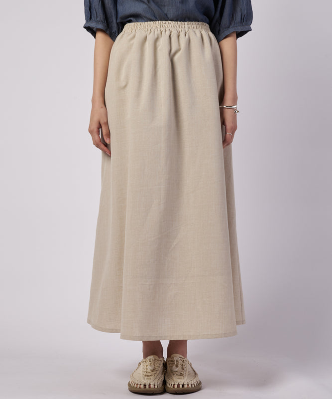 【予約】ギャザーフレアスカート/GATHER FLARE SKIRT