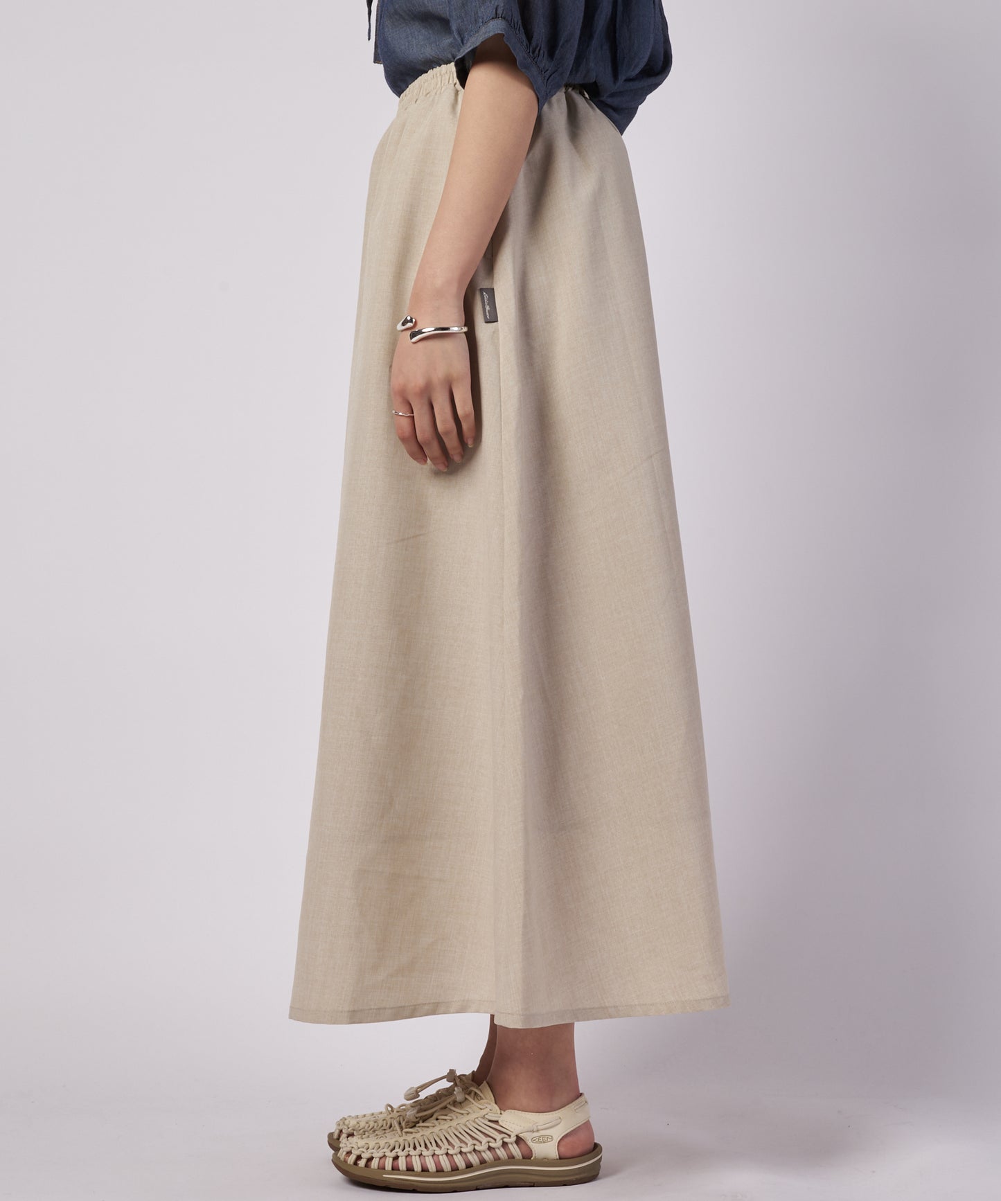 【予約】ギャザーフレアスカート/GATHER FLARE SKIRT