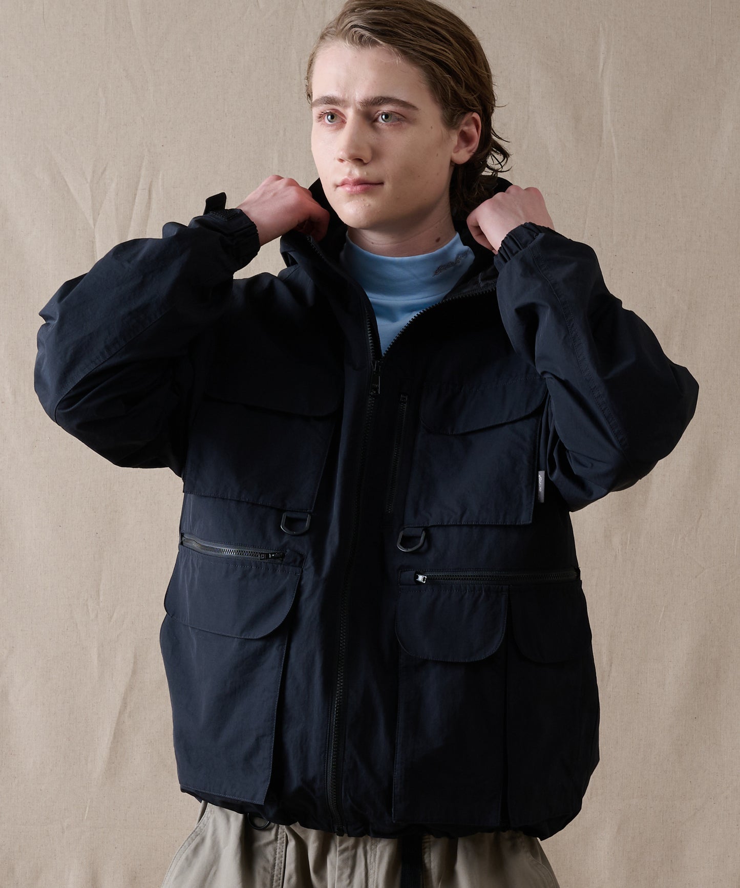 マルチポケット フーディ/MULTI POCKET HOODIE