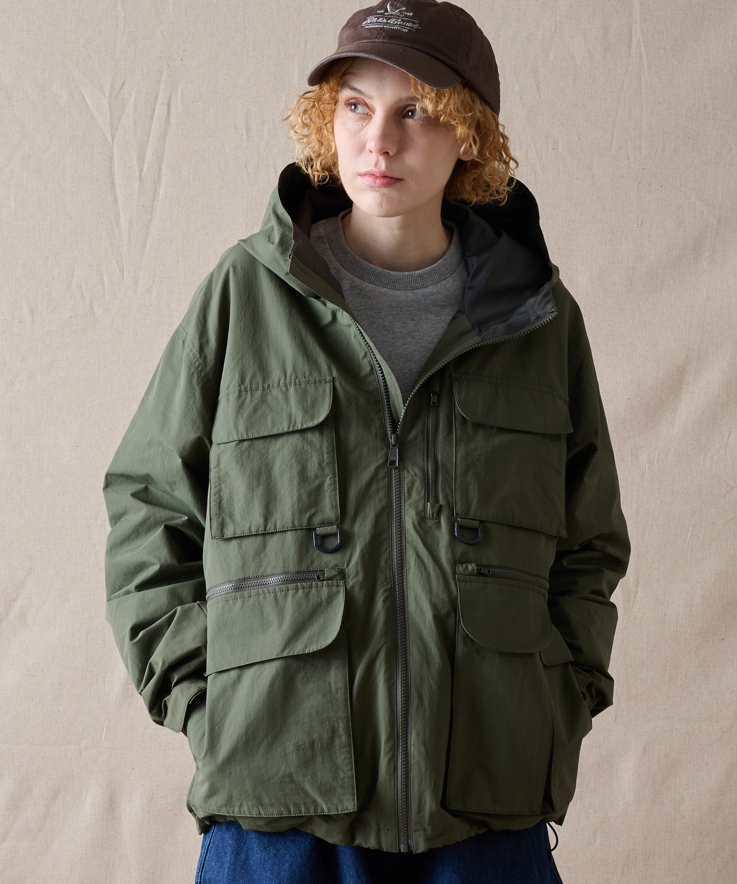 マルチポケット フーディ/MULTI POCKET HOODIE