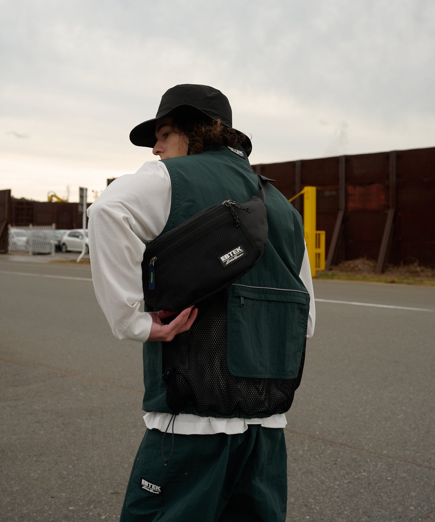 EBTEK メッシュ ウエストバッグ/EBTEK MESH WAIST BAG