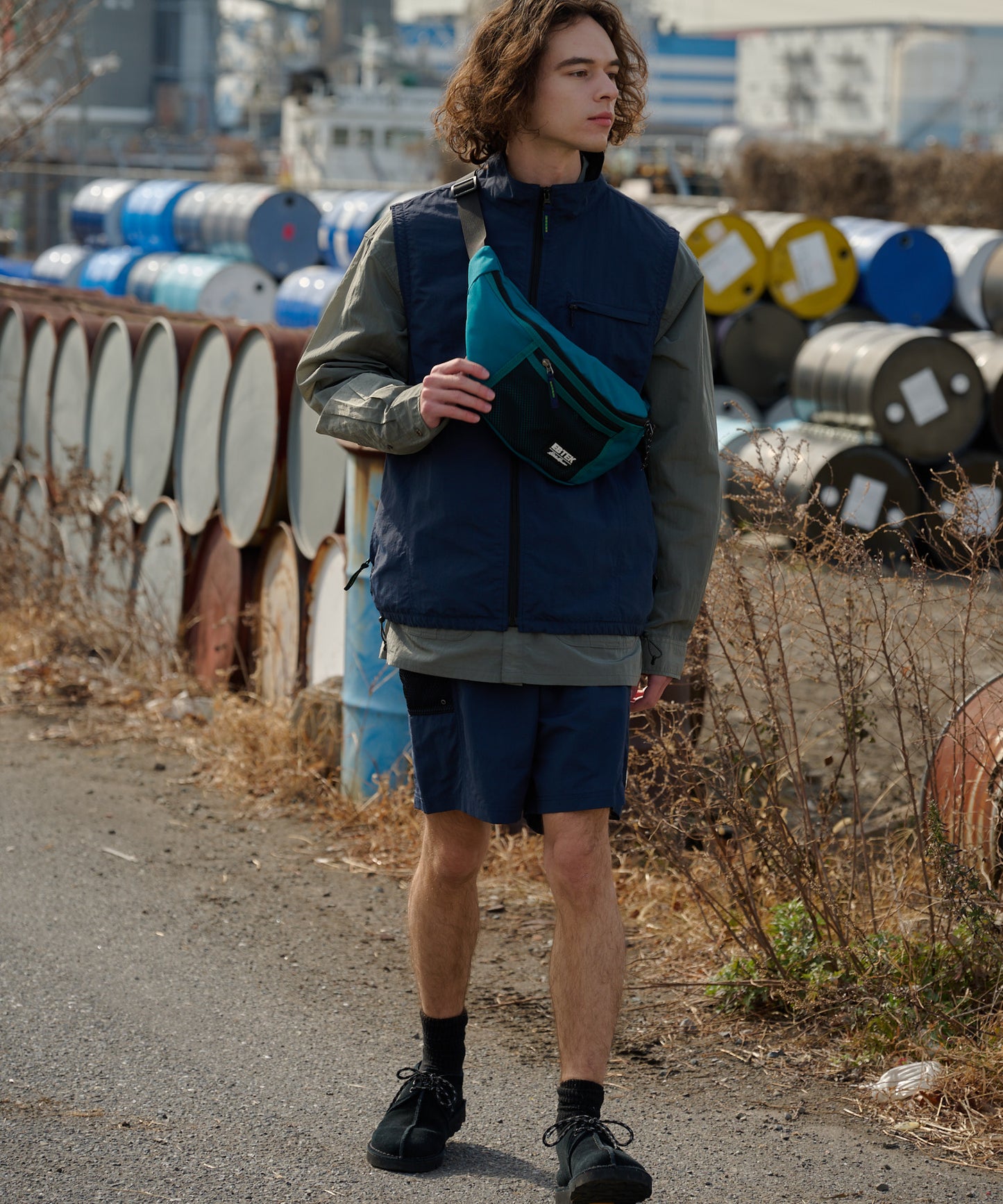 EBTEK メッシュ ウエストバッグ/EBTEK MESH WAIST BAG