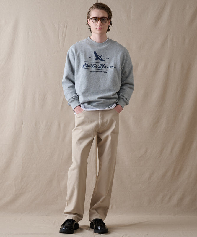 クラシックロゴプリント クルースウェット/CLASSIC LOGO PRINT  CREW