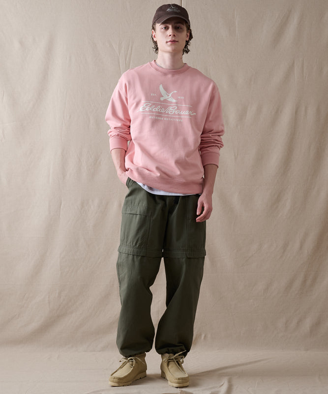 クラシックロゴプリント クルースウェット/CLASSIC LOGO PRINT  CREW