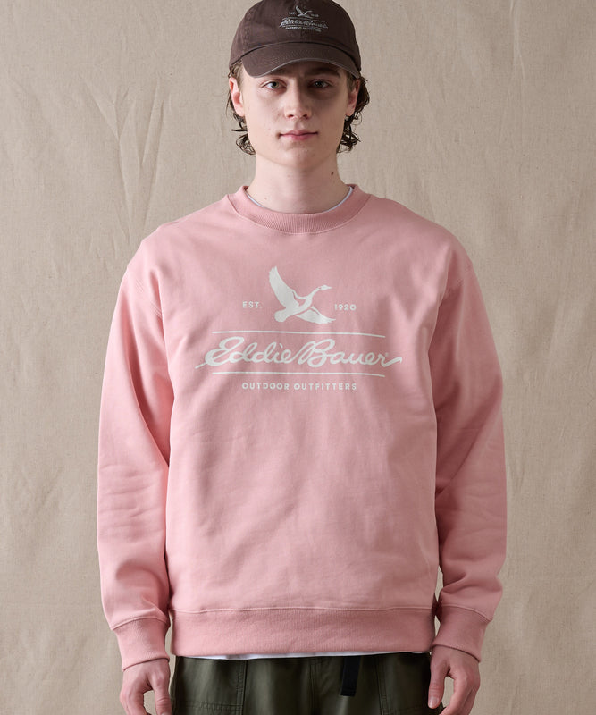 クラシックロゴプリント クルースウェット/CLASSIC LOGO PRINT  CREW